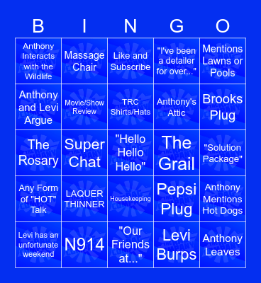 LAD BINGO Card