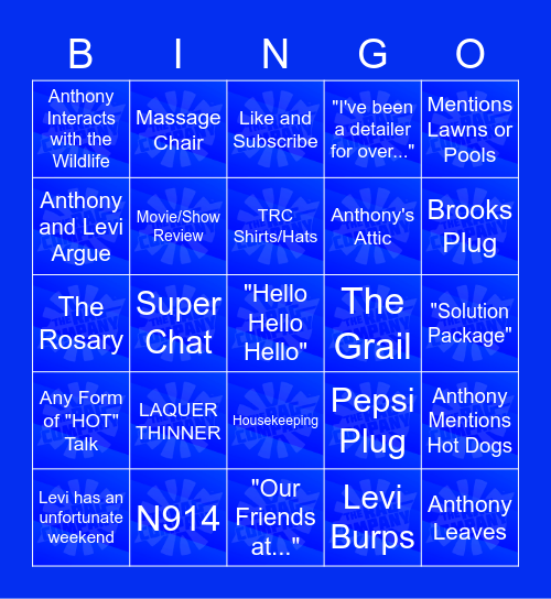 LAD BINGO Card