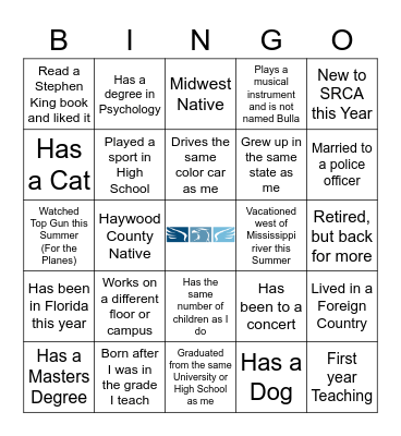 Who Are These People? Bingo Card