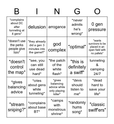 Tru3ta1ent Twitch stream Bingo (2022 edition) Bingo Card