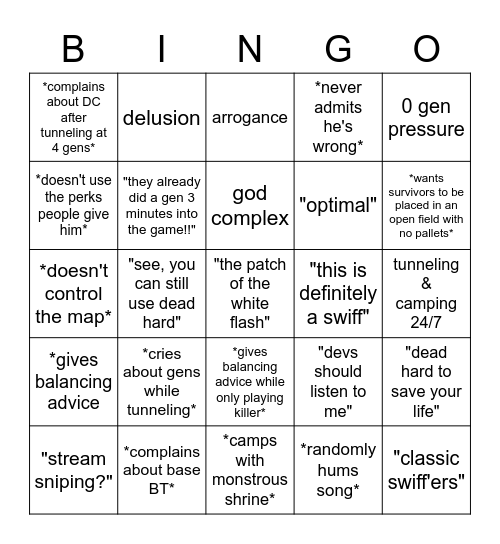 Tru3ta1ent Twitch stream Bingo (2022 edition) Bingo Card