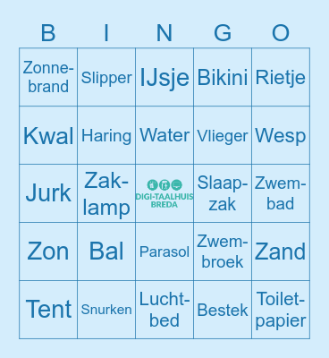 BUURTCAMPING BINGO Card