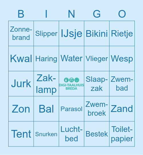 BUURTCAMPING BINGO Card
