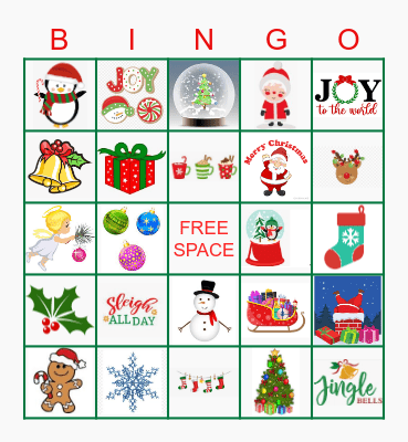 Christmas Bingo Card