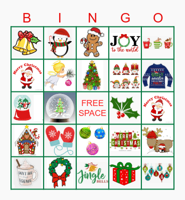 Christmas Bingo Card