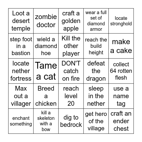 LOCKOUT Bingo Card