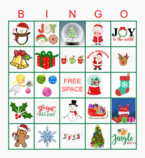 Christmas Bingo Card