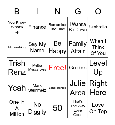 2022 WOA DAY BINGO Card