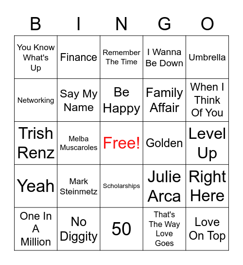 2022 WOA DAY BINGO Card