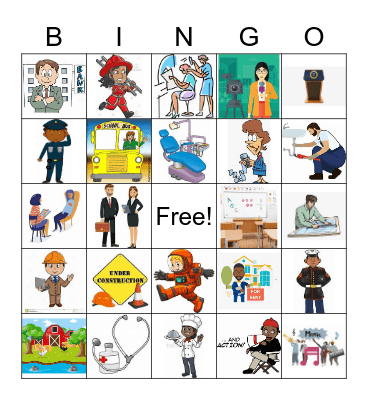 Career Clusters Bingo Card