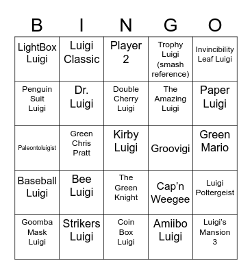 Nicklu's Bingo Card (Round 2) Bingo Card