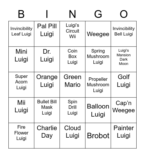 Birb's Bingo Card (Round 2) Bingo Card