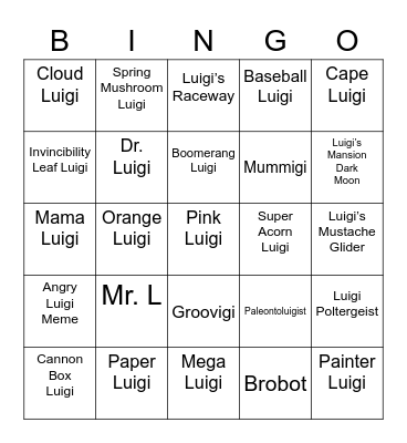 Birb's Bingo Card (Round 1) Bingo Card