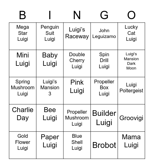 Irri's Bingo Card (Round 2) Bingo Card