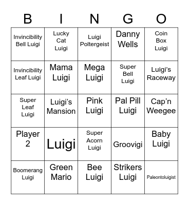 Frosty's Bingo Card (Round 2) Bingo Card