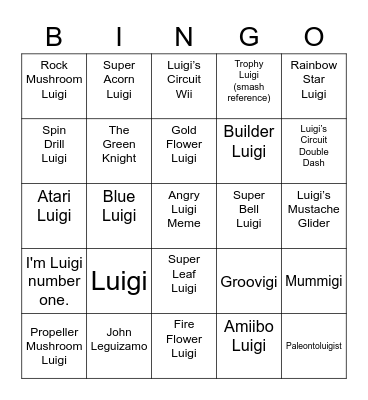 Holly's Bingo Card (Round 2) Bingo Card