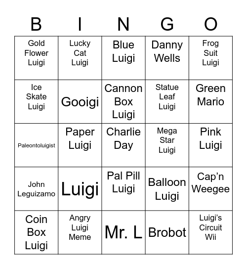 Holly's Bingo Card (Round 1) Bingo Card