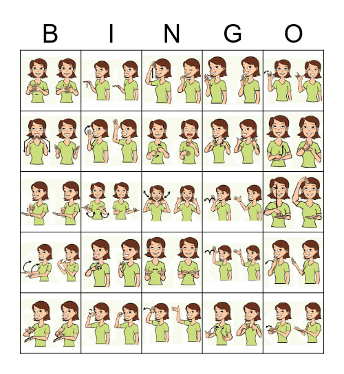 July 2022 ASL Bingo Card