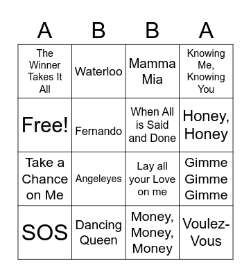 Legacy Group Bingo! Bingo Card
