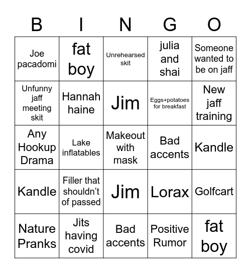 bingo dabber letter J