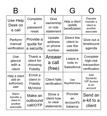 First Phone Day Bingo Card