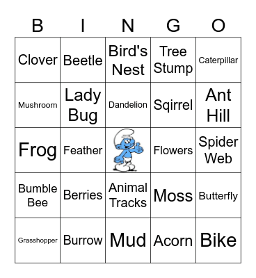 T r a i l    B i n g o Bingo Card