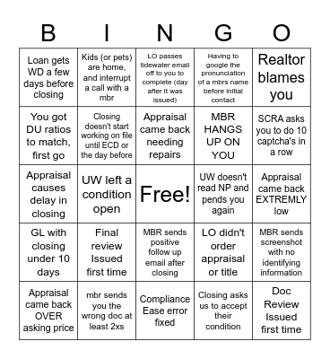 PP 57 Bingo Card