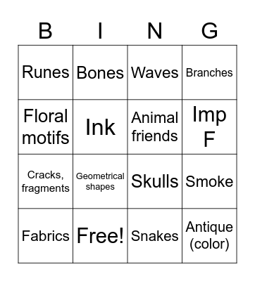 radish ruins Bingo Card