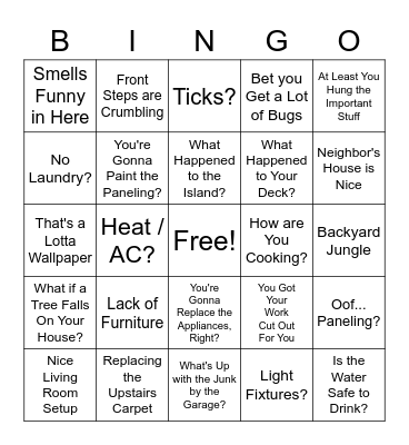 Mommom & Pop BINGO Card