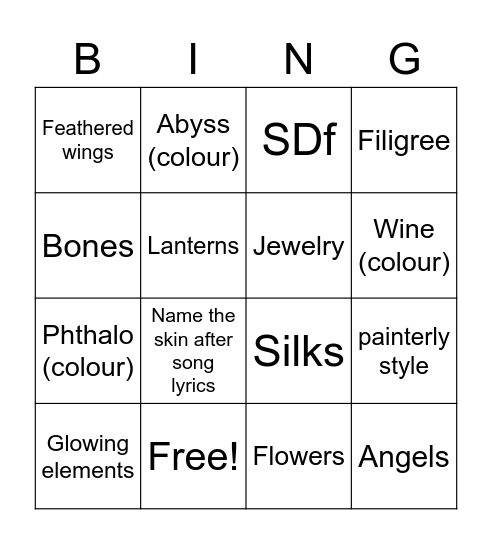 victory star Bingo Card