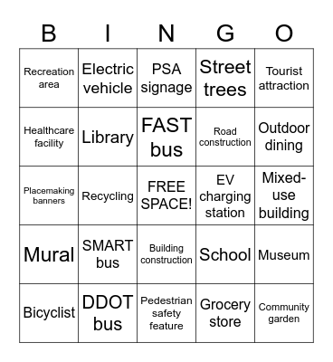 ECV Bingo! Bingo Card