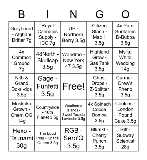 Kana Bingo (whoever gets a line first wins) Bingo Card