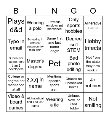 New Associate Bingo Mk VIII Bingo Card