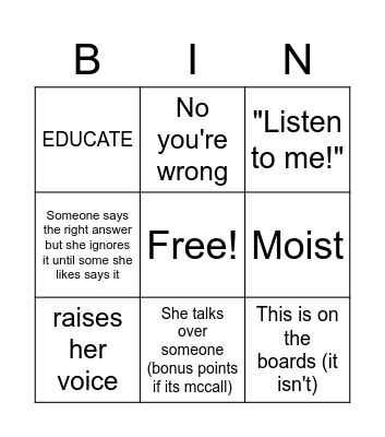 Elkins Power Trip Bingo Card