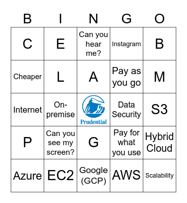 Cloud GWC Bingo Card