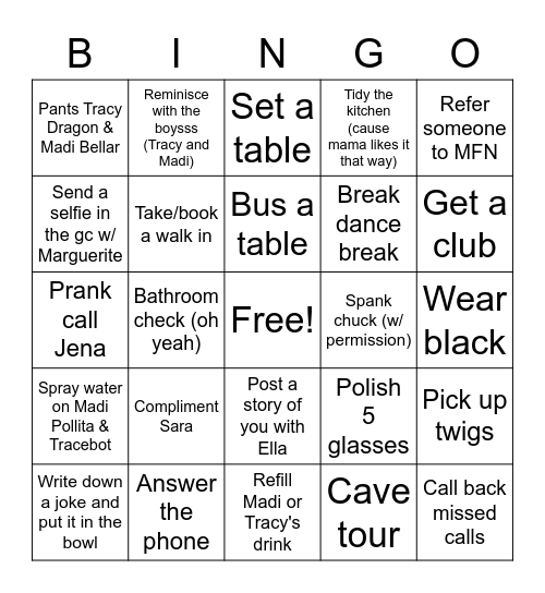 Booker Babe Bingo! Bingo Card
