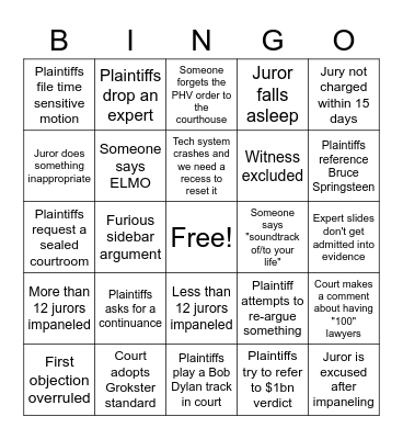 Bright House goes to trial Bingo Card