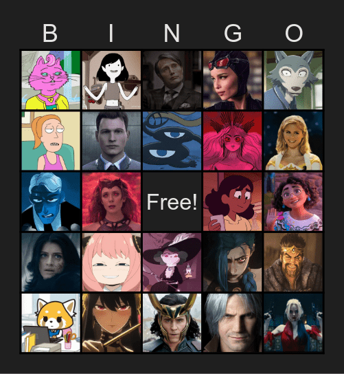 Favoritos(2022) Bingo Card