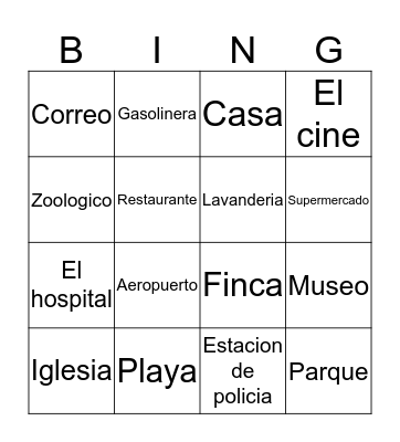 Chris's bingo card Bingo Card