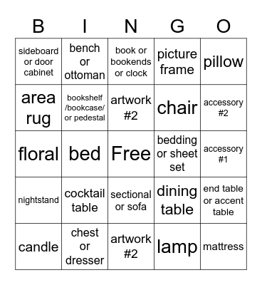 August starts 8-1-22 Straight / Diagonal / Four Corners / Postage Stamp / Coverall Bingo Card