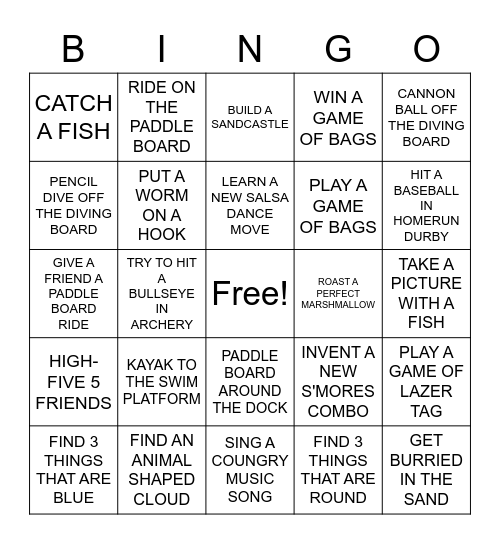 LIBERTYVILLE DENTAL LAKE LIFE 2022! Bingo Card