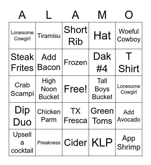 HAPPY NATIONAL CHICKEN WING DAY Bingo Card