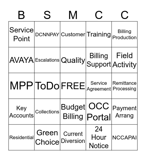 EVERYDAY HEROS Bingo Card