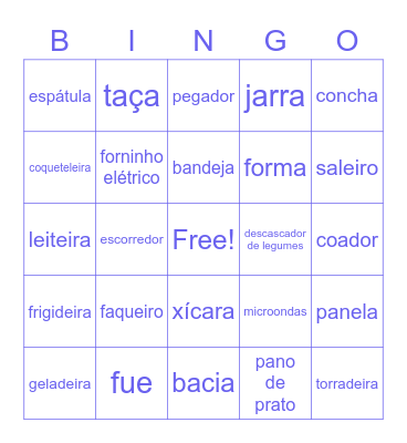CHÁ BAR AMANDA E ERICO Bingo Card