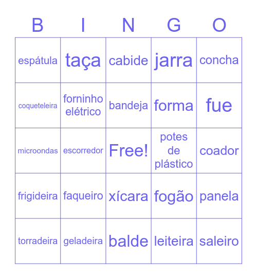CHÁ BAR AMANDA E ERICO Bingo Card