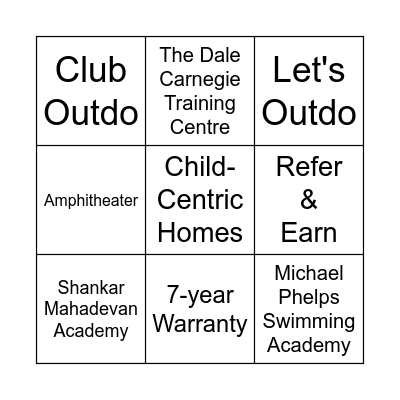 Gera Bingo Mania! Bingo Card