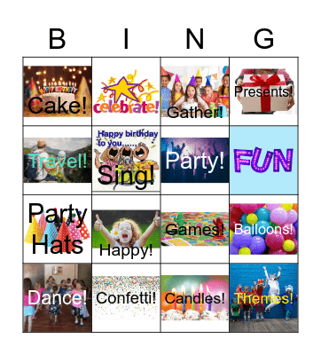 Birthday Bingo! Bingo Card