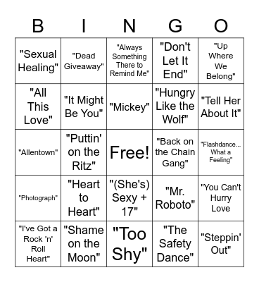 Music Bingo | Farnam House Brewing Bingo Card