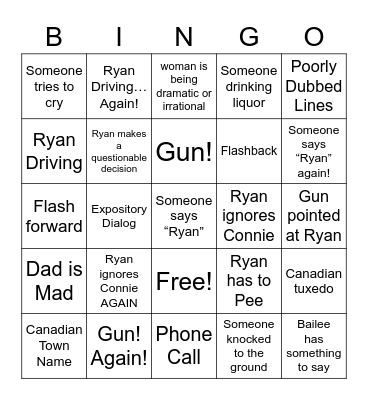 Round 1 Bingo Card