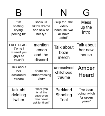 boze twitch predictions Bingo Card